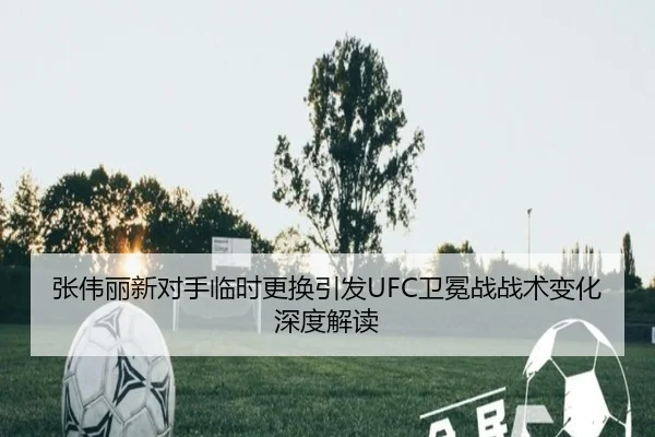 张伟丽新对手临时更换引发UFC卫冕战战术变化深度解读